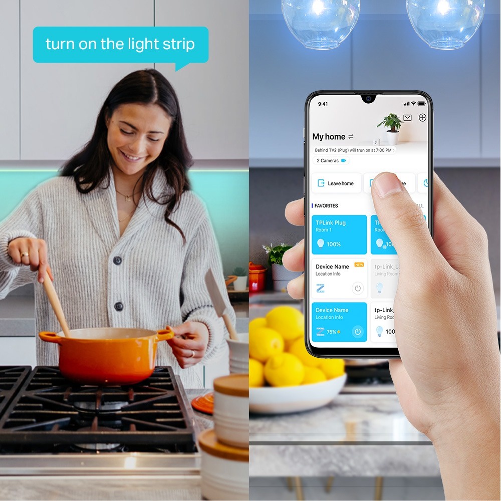 Đèn LED Dây TP-Link Tapo L900-5/ Tapo L920-5 kết nối Wifi, thay đổi 16 triệu màu, dài 5 mét, điều khiển bằng app Tapo
