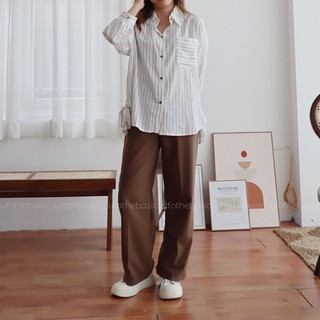 Áo sơ mi đũi buộc nơ 2 bên - Tying Shirt - by ufothebasic