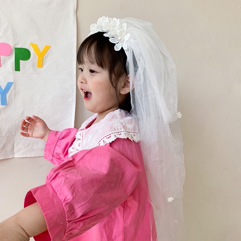 Bờm hoa ren công chúa