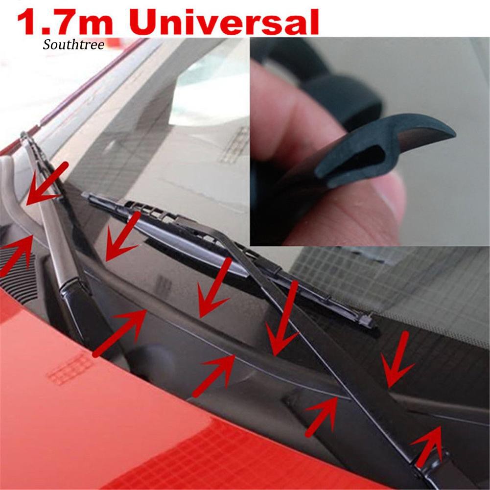 Cuộn Dây Cao Su 1.7M Dùng Để Dán Mép Kính Chắn Gió Trước Xe Ô Tô