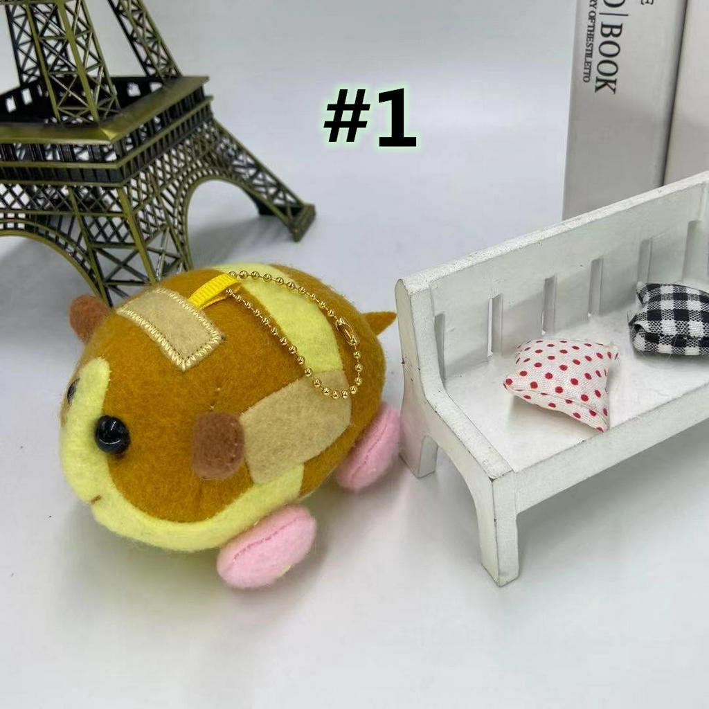 Móc Khóa Thú Nhồi Bông Họa Tiết Hoạt Hình Guinea Pig