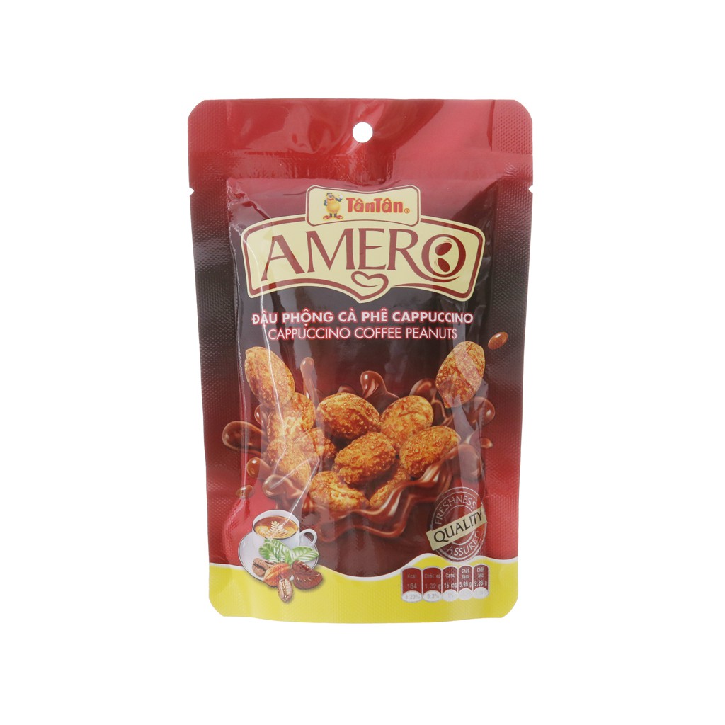 Đậu phộng cà phê Cappuccino Amero Tân Tân gói 40g