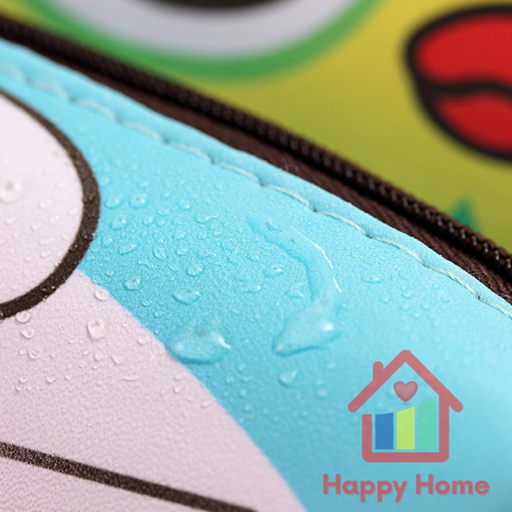 Hộp bút vải nhập khẩu hình thú dễ thương chất lượng cao Happy Home