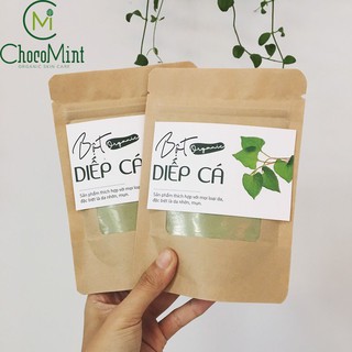 100gr bột diếp cá hỗ trợ giảm mụn handmade