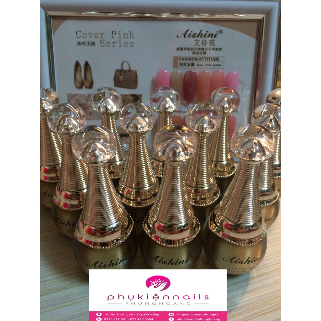 Sơn Gel Thạch Aishini  Tông Màu Hot