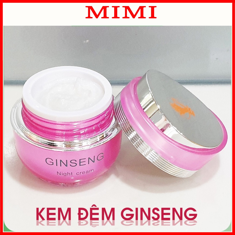 Bộ mỹ phẩm Ginseng, Kem làm mờ nám dưỡng trắng da chiết xuất từ nhân sâm Hàn Quốc, mỹ phẩm Ginseng.