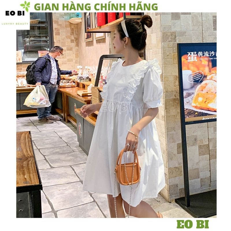 Váy babydoll đôi bạn thân kiểu dáng hàn quốc ulzzang ,đầm công chúa tiểu thư bánh bèo dễ thương -EOBI