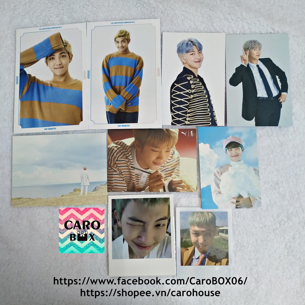 (SALEOFF - Có Sẵn) BTS RM Namjoon - Photocard (Thẻ Hình Idol Hàn Quốc Chính Hãng)