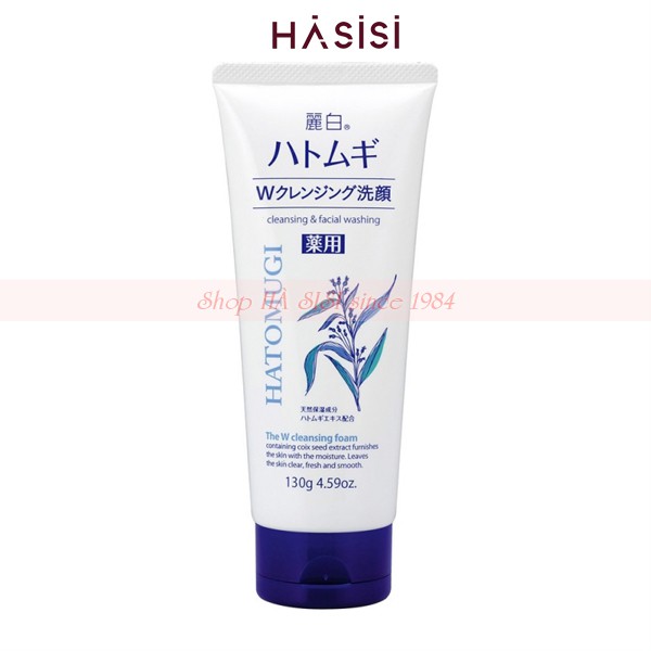 Sữa Rửa Mặt Chiết Xuất Hạt Ý Dĩ HATOMUGI CLEANSING & FACIAL WASHING 130g