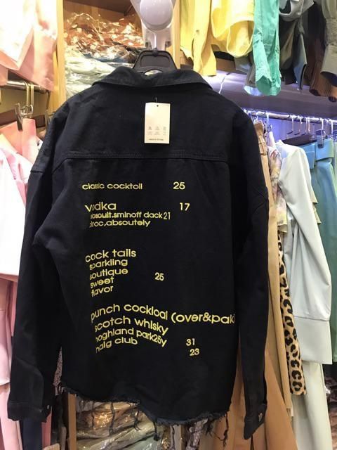 Áo khoác jean unisex cao cấp ( M - L - XL ) siêu cấp