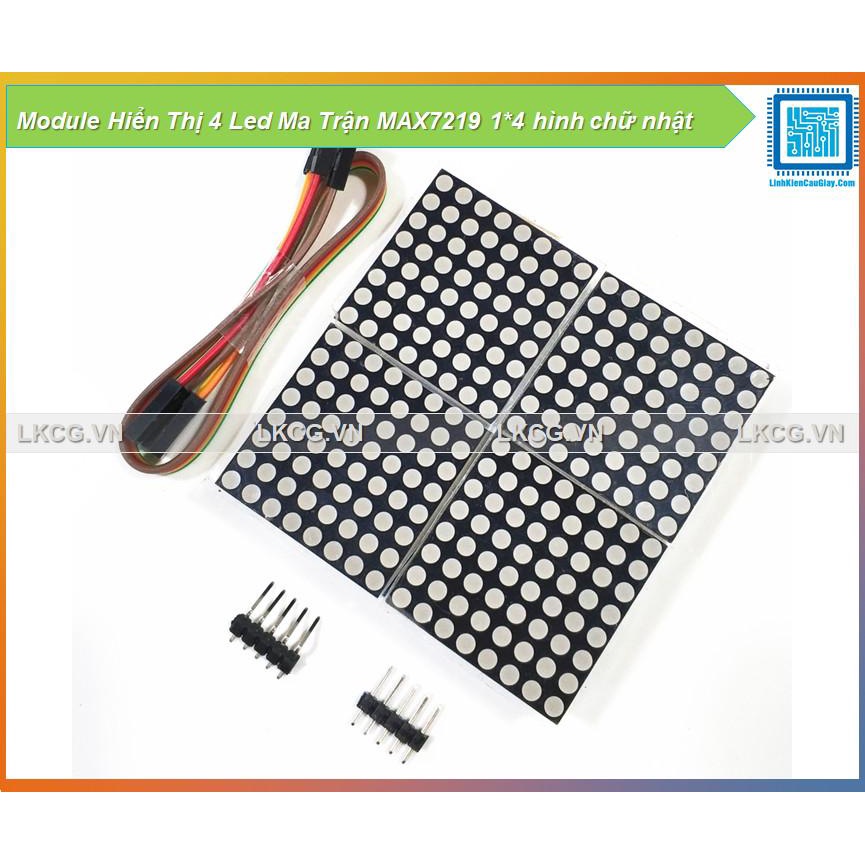 Module Hiển Thị 4 Led Ma Trận MAX7219 2*2 hình vuông