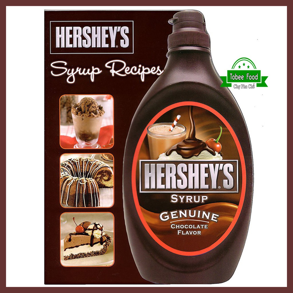 SIRO HERSHEY CHOCOLATE 680G - Pha Chế Thức Uống - Làm Bánh Thơm Ngon Đậm Đà