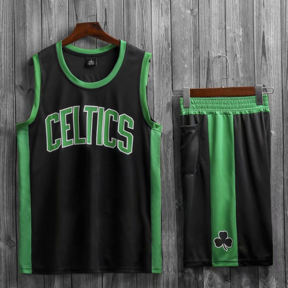 Bộ quần áo bóng rổ NBA Boston Celtics chất đẹp nam nữ thun mè mát thoáng thấm hút mồ hôi không phai màu