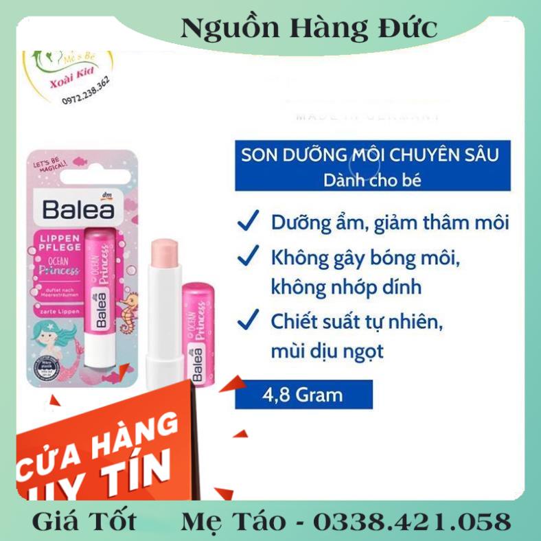 [auth] Son dưỡng môi  giúp môi căng bóng, mềm mịn Balea nội địa Đức,Đủ Bill [Hot]