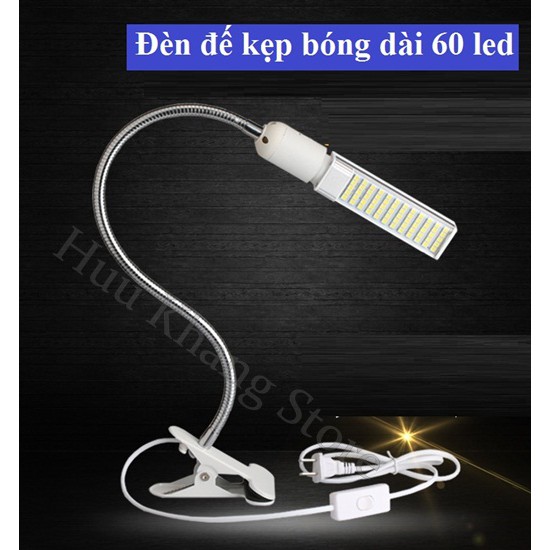 Bộ đèn dài 60 led đế kẹp | Chuẩn kỹ thuật