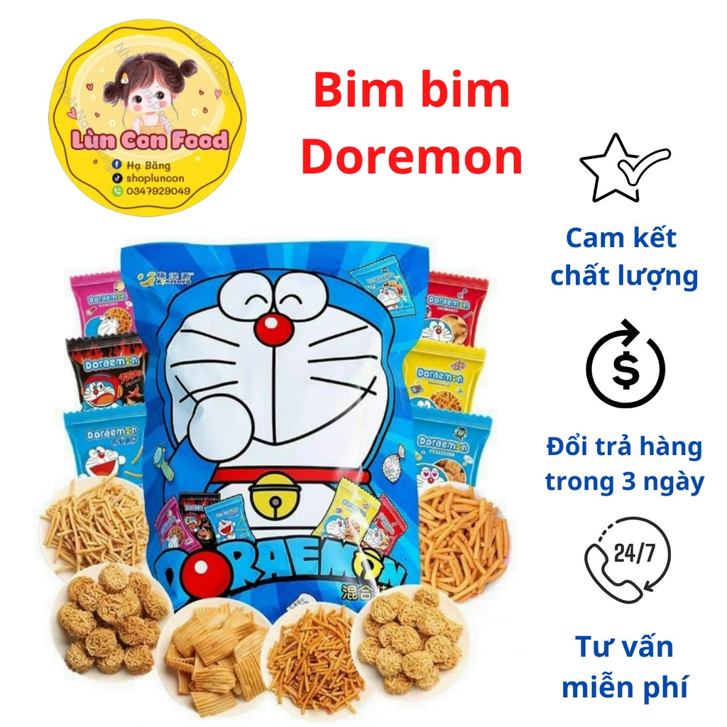 BIM BIM ĐÔREMON ❤FREESHIP❤ BỊCH BIM BIM DOREMON SIÊU TO KHỔNG LỒ - Lùn Con Food