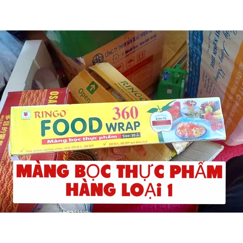 MÀNG BỌC THỰC PHẨM RINGO 360m.HÀNG SỊN LOẠI 1