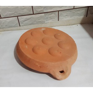 Khuôn bánh khọt đất nung 8 lổ không nắp