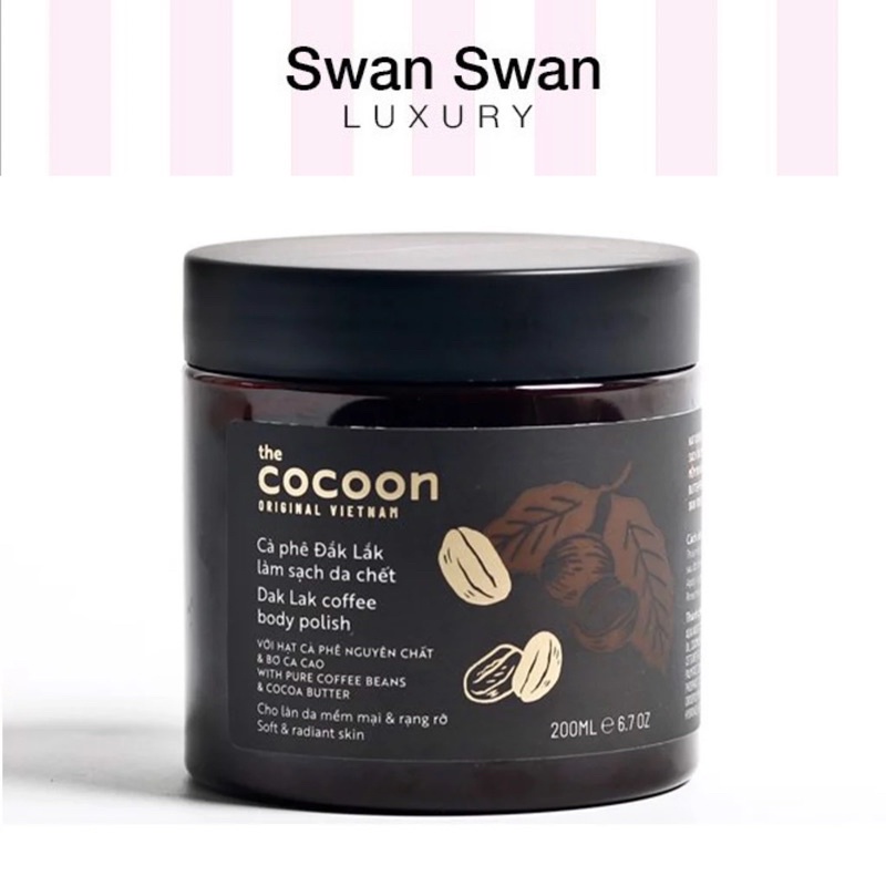Tẩy Tế Bào Body Hương Cà Phê Cocoon 200ml