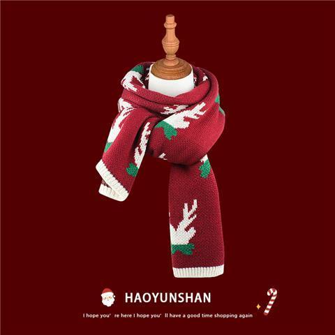 [Aishang Phụ Kiện Đẹp] Mũ Len Beret Che Tai Giữ Ấm Mùa Thu Đông Màu Đỏ Lễ Hội Giáng Sinh