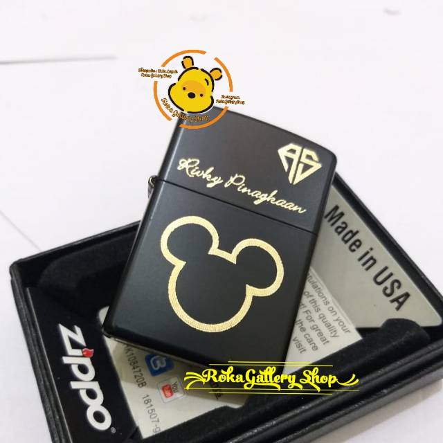 Zippo Ốp Điện Thoại In Hình Chuột Mickey Xinh Xắn