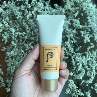 Kem tẩy trang Whoo vàng Facial Cream Cleanser 40ml