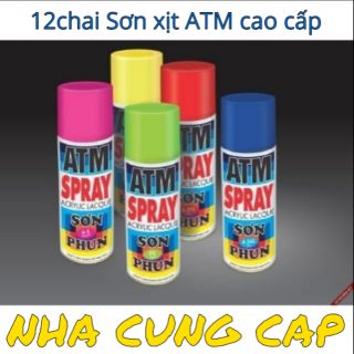 SỈ 12 CHAI SƠN PHUN ATM CAO CẤP