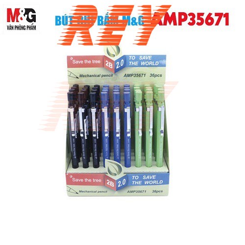 COMBO 2 bút chì bấm Easy ngòi 2.0mm M&G 35601 ASL37902