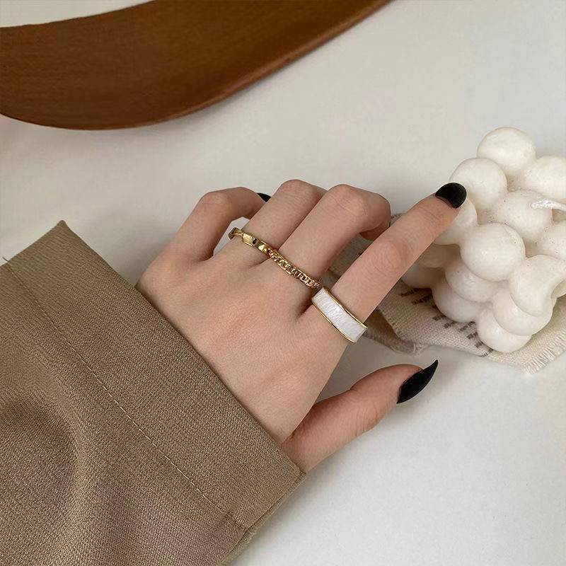 Bộ 3 nhẫn hở thời trang Hàn Quốc cá tính cho nữ