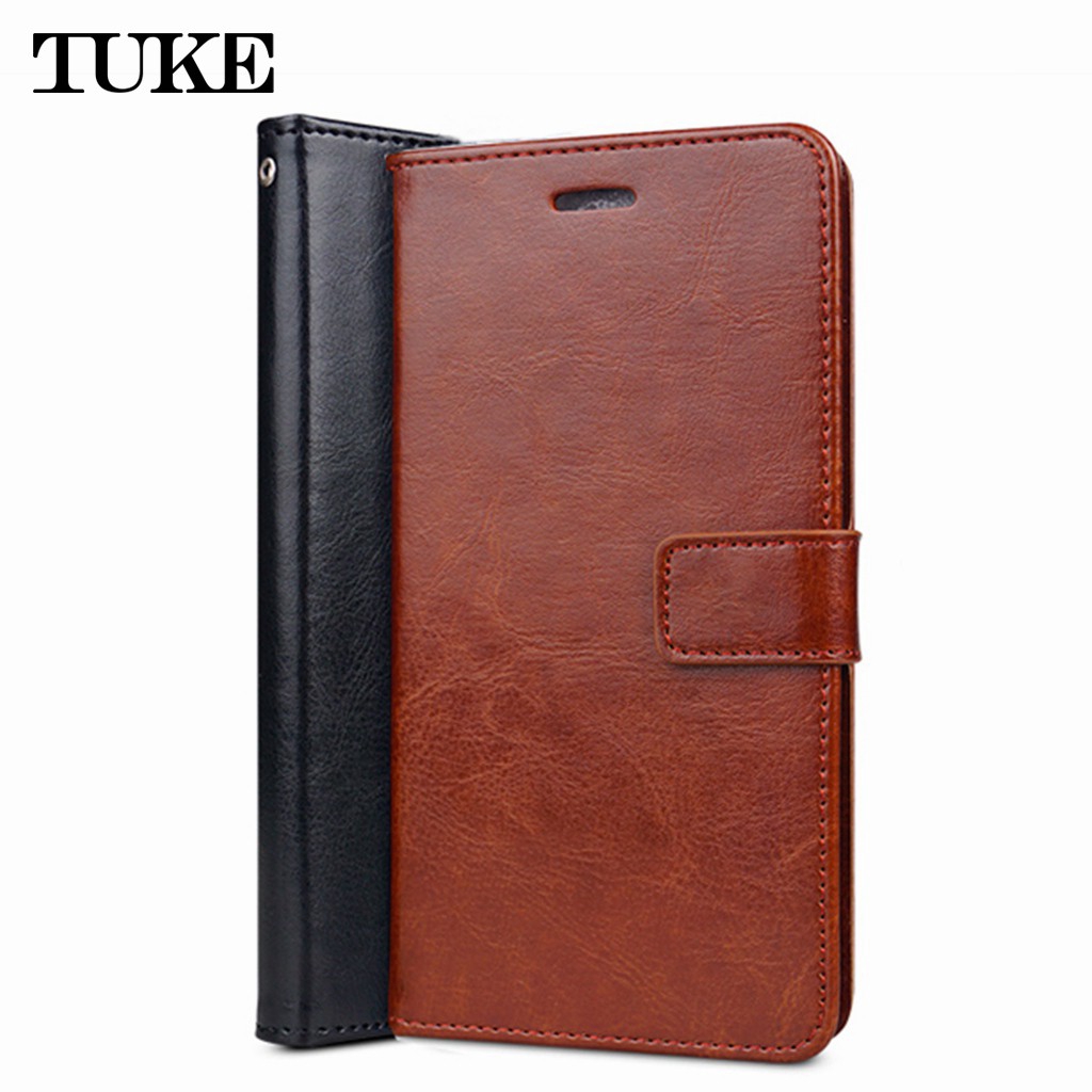 TUKE Mobile Phone Case For OPPO A8 A31 2020 A91 F15 Find X2 Reno 3 Pro Crazy Horses Pattern Leather Back Cover Card Holder With Lanyard | BigBuy360 - bigbuy360.vn