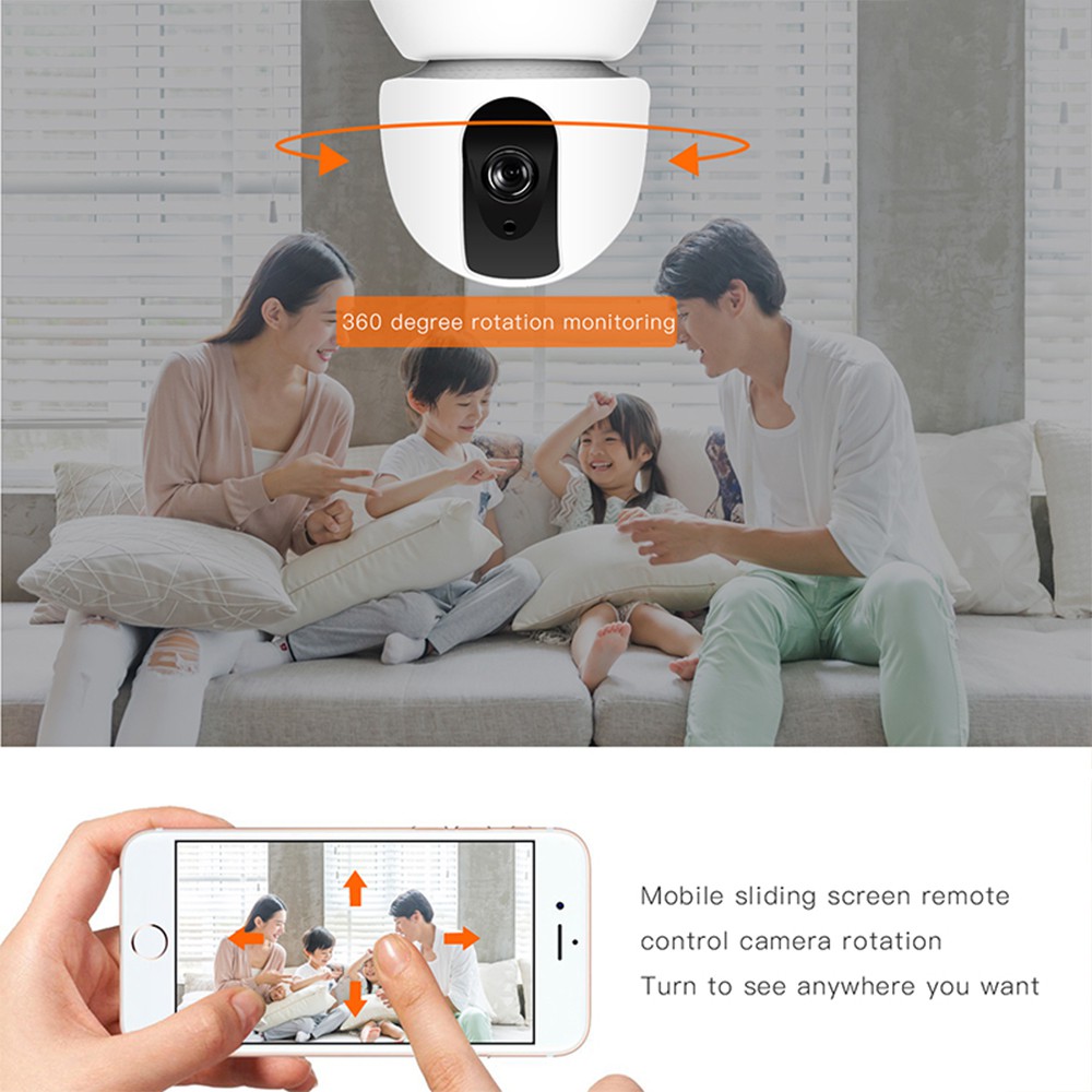 Camera IP Wifi 360Eyes 2.0Mp định vị hình ảnh 3D - Hàng Chính Hãng