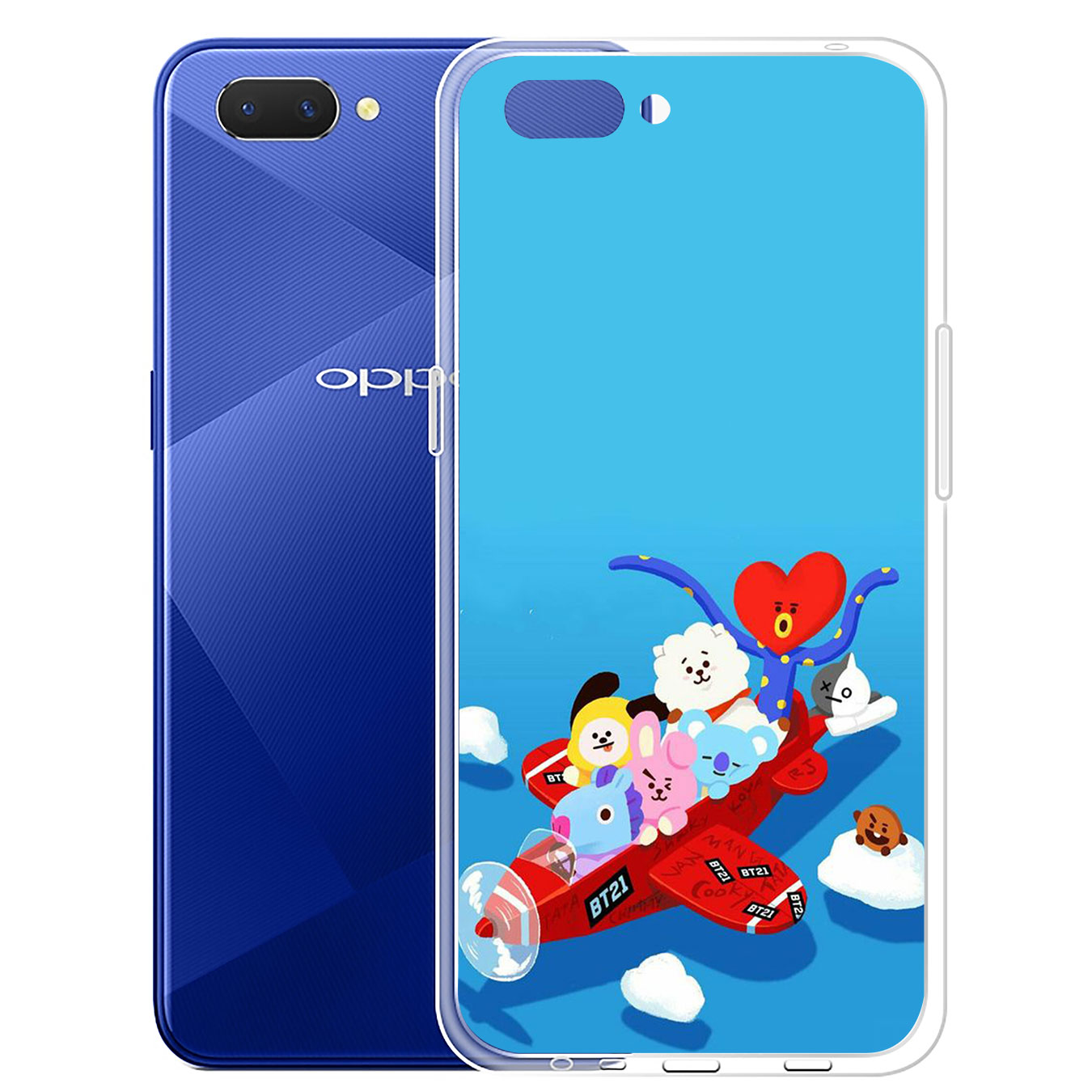 Ốp lưng silicone hình nhóm BTS cho Samsung Galaxy A71 A70 M20 A6 Plus A7 A8 A9 2018 A6+ S7 Edge