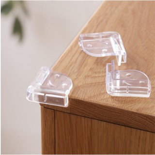 Miếng Bịt Góc Bàn, Bọc Cạnh Bàn Silicon Hình Vuông Tránh Va Đập - An Toàn Cho Bé Và Người Già