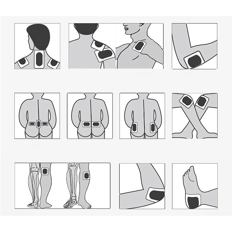 Hộp 8 Miếng Dán Y Học Tây Tạng Giảm Đau Nhức Xương Khớp - Dumi Shop