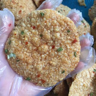 Combo cơm cháy và cơm lắc rất ngon