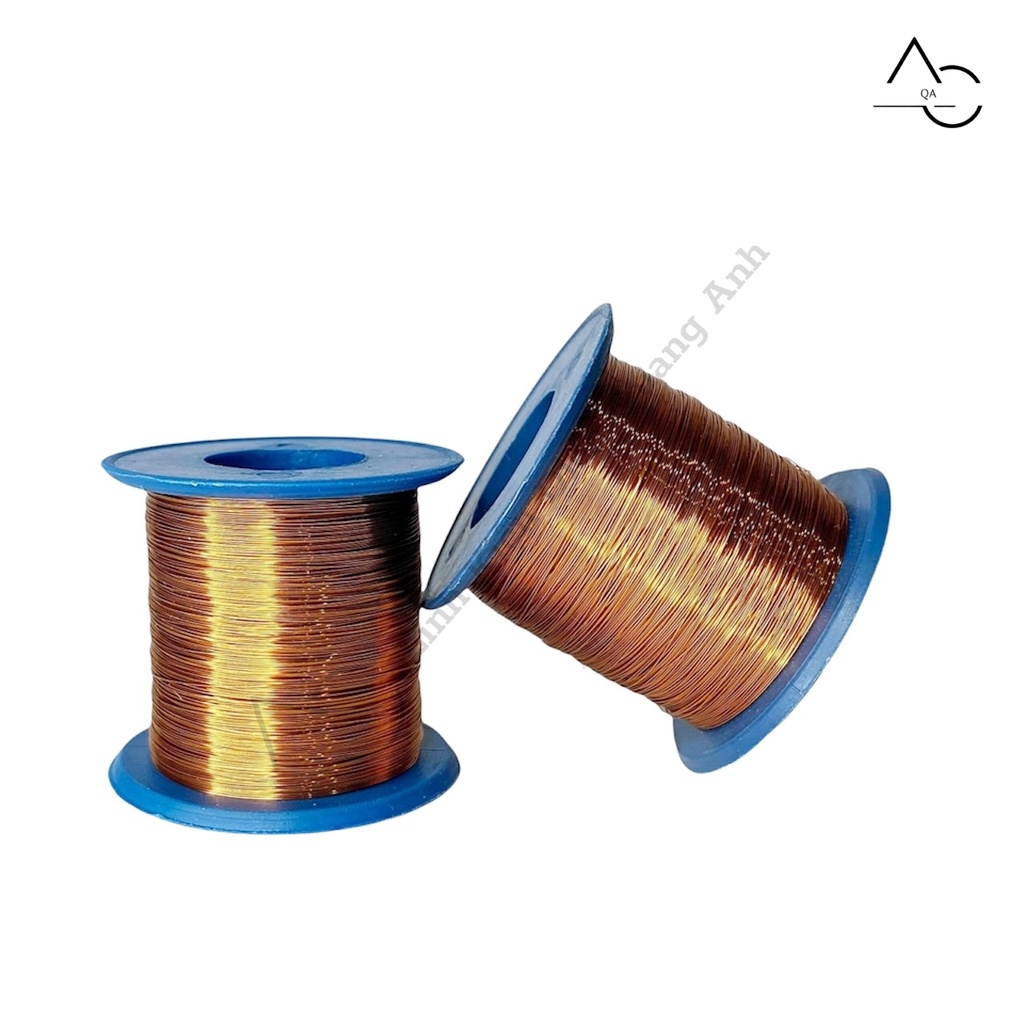 Dây Đồng Cách Điện  100 Gram Quấn Biến Áp Handmade Cuộn Dây Đồng Quấn Quạt Câu Mạch