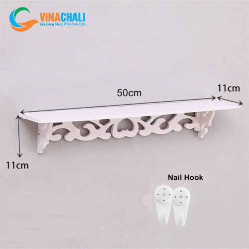 Kệ Trang Trí Treo Tường Hoa Văn