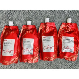 Hấp dầu Collagen Leo Prosee Chính Hãng phục hồi tóc hư tổn nặng 500ml