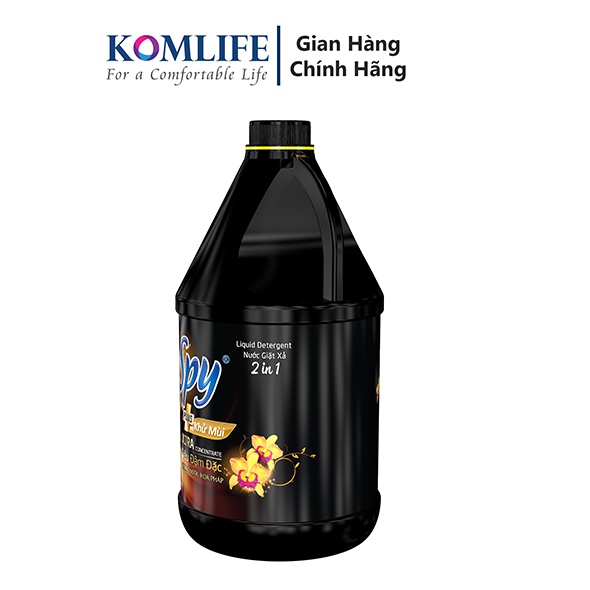 Nước giặt xả SPY Ultra Clean Plus màu Vàng 4,6 kg Sạch Sâu Thơm Lâu Diệt Khuẩn