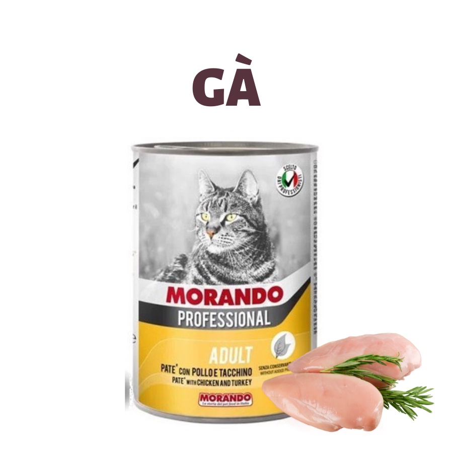 Pate Mèo Morando Lon 400g