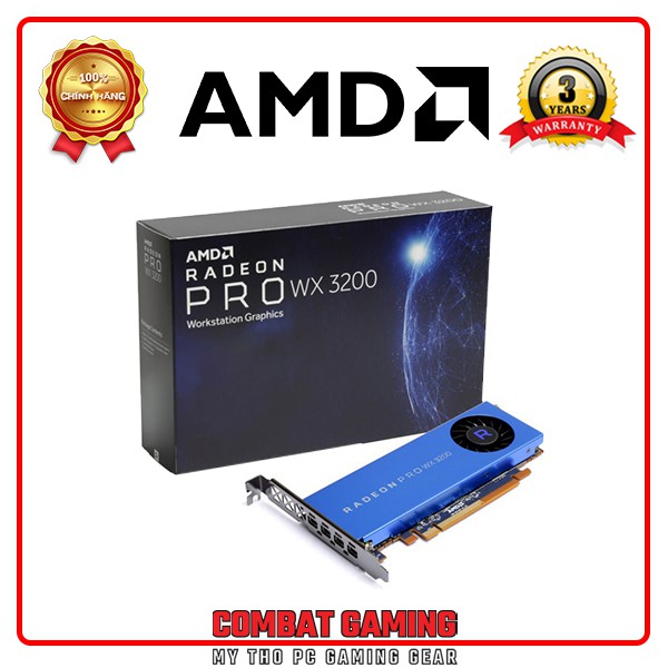 Card Màn Hình AMD RADEON PRO WX 3200 4GB GDDR5
