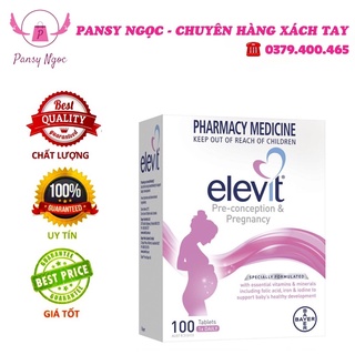 Vitamin tổng hợp elevit bầu 100 viên