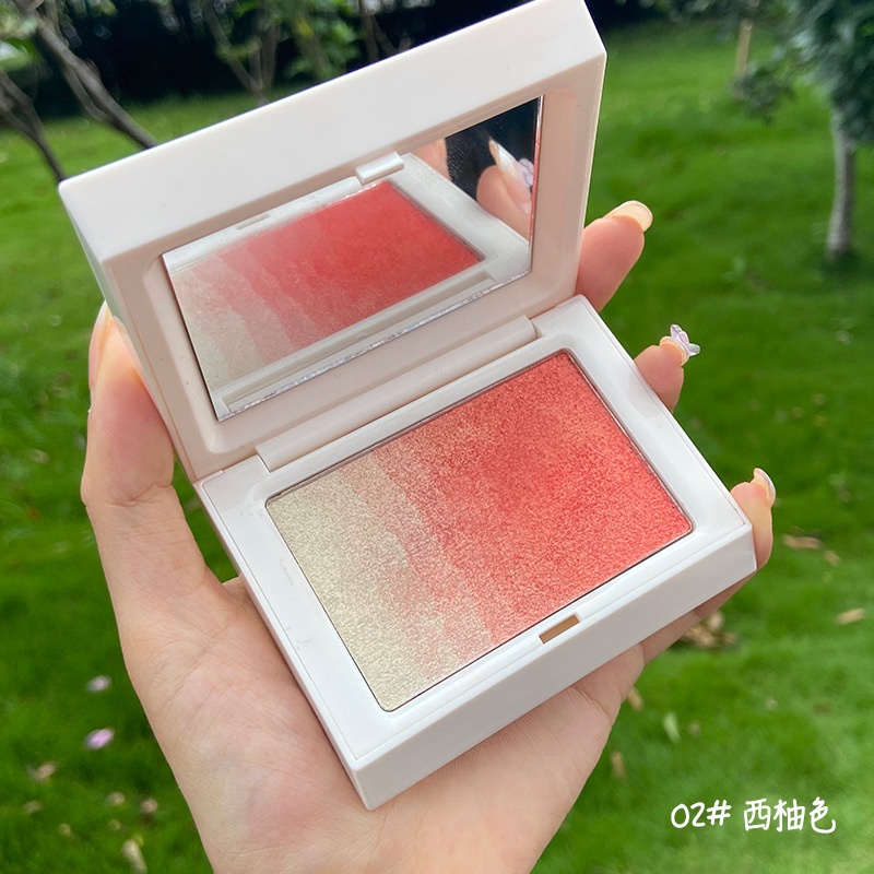 Phấn Má Hồng 3D Độ Bóng Cao Màu Sắc Thời Trang