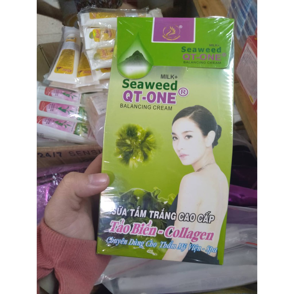 kem Sữa Tắm Cao Cấp Tảo Biển-Collagen Seaweed QT-ONE(dành cho thẩm mỹ viện -spa)