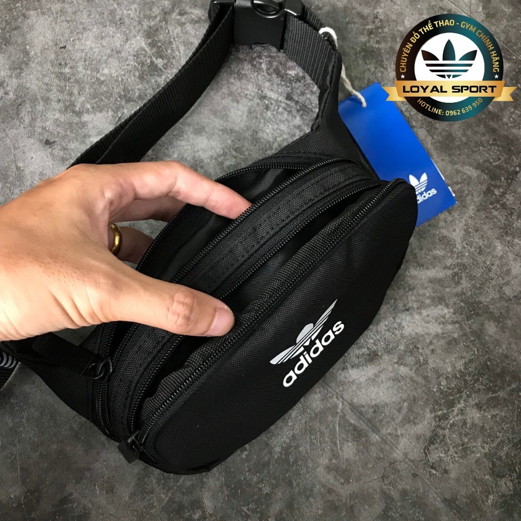 Túi Bao Tử - Full Tag Code - Chất Cotton Màu Đen - Logo Trắng Truyền Thống - Dễ Phối Đồ ❤️FREESHIP❤️ | BigBuy360 - bigbuy360.vn