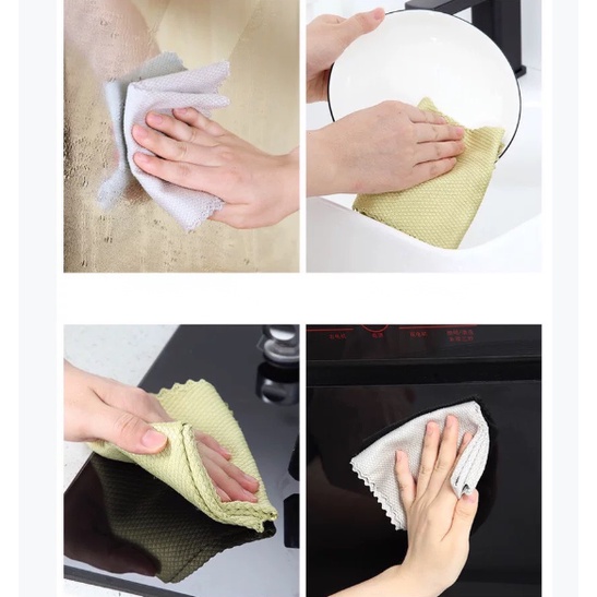 Khăn thấm nước dùng để lau vật dụng - màu ngẫu nhiên