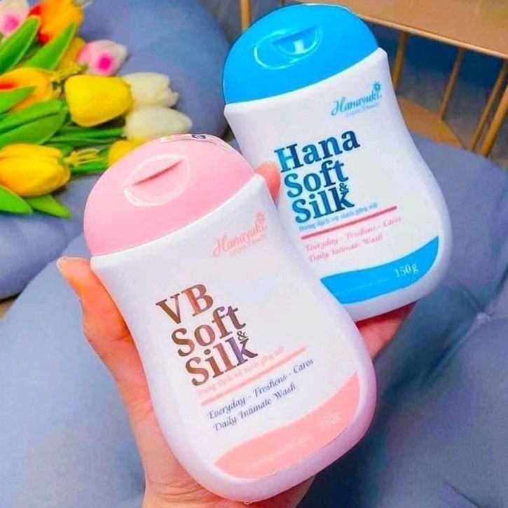 Dung Dịch Vệ Sinh Phụ Nữ Hana Soft Silk Hanayuki 150gr
