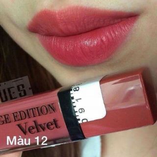 Son Bourjois Rouge Edition Velvet Beau Brun – Màu 12 (đỏ gạch non)