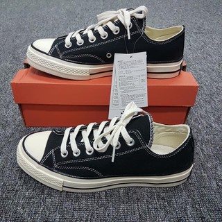 Giầy thể thao cv all star thấp cổ màu đen