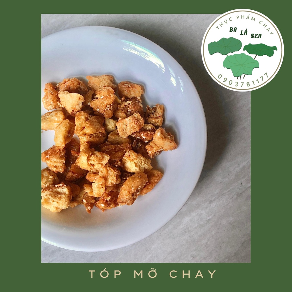 Tóp mỡ chay Ba Lá Sen ăn liền, ăn vặt đậm vị 130gr
